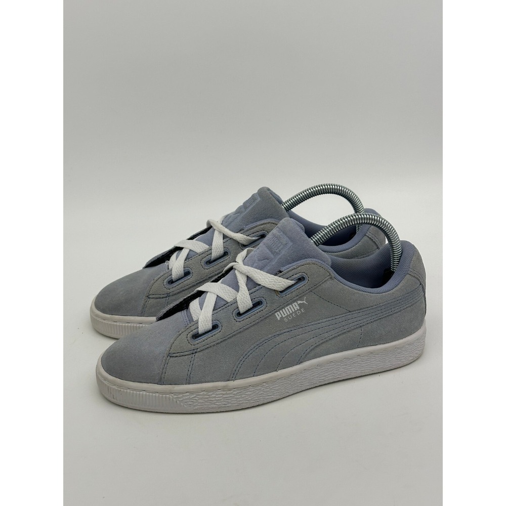 Puma Shoes Womens 6.5C Lavender Heart Fashion Suede Leather Sneaker 365009 02